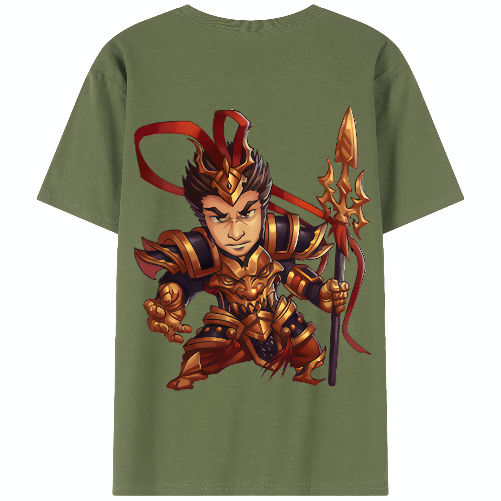 リーグ・オブ・レジェンド League of Legends LOL 綿100％半袖Tシャツ（背面プリント）